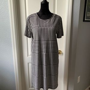 Calvin Klein Houndstooth Tunic Top